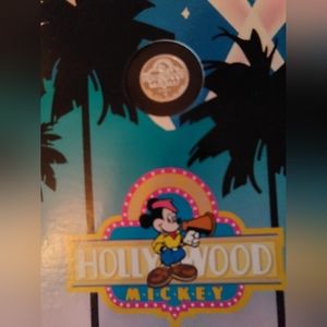 Disney Hollywood Mickey .925 Pure Silver Coin "You Are My Star" VTG 1987 Rare L2